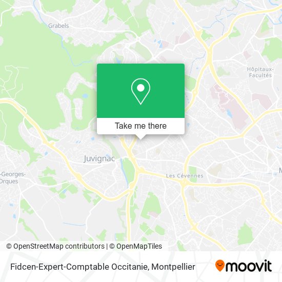 Mapa Fidcen-Expert-Comptable Occitanie