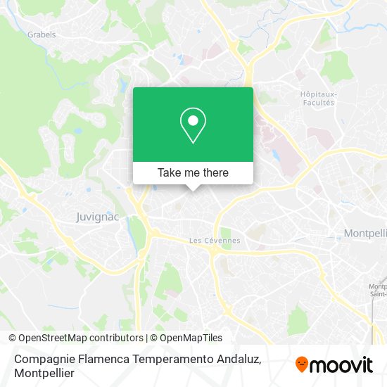 Compagnie Flamenca Temperamento Andaluz map