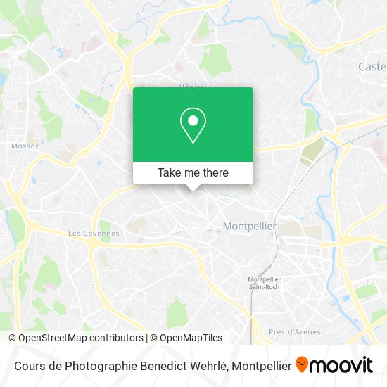 Cours de Photographie Benedict Wehrlé map