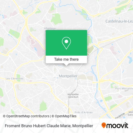 Mapa Froment Bruno Hubert Claude Marie