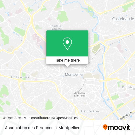 Association des Personnels map