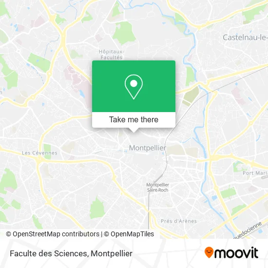 Faculte des Sciences map