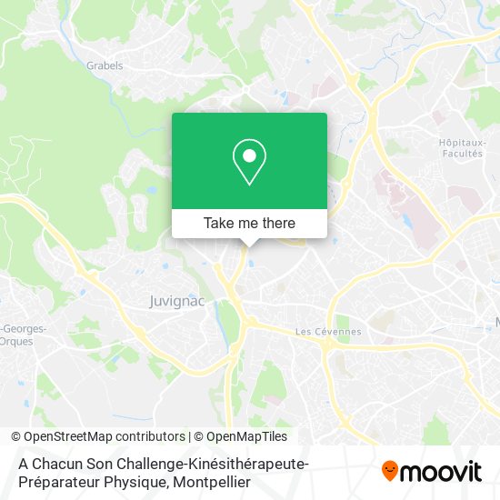 A Chacun Son Challenge-Kinésithérapeute-Préparateur Physique map