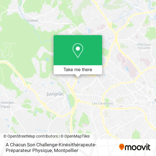 A Chacun Son Challenge-Kinésithérapeute-Préparateur Physique map