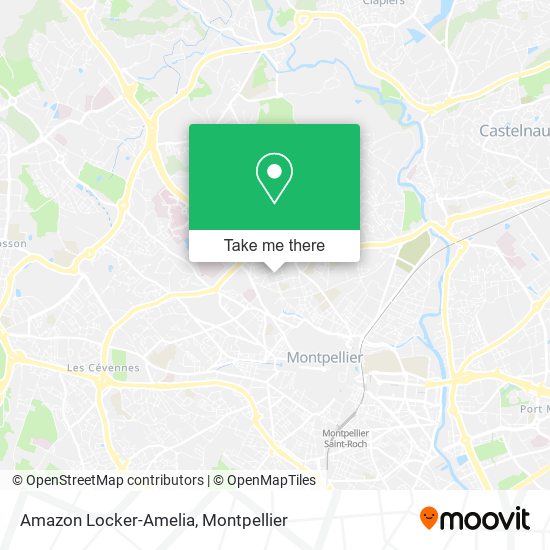 Amazon Locker-Amelia map