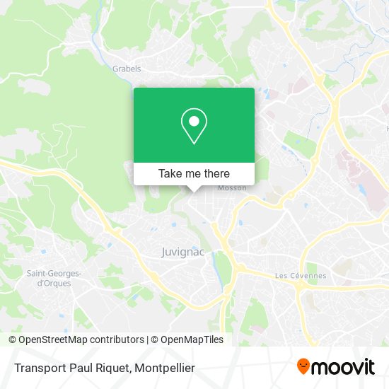 Transport Paul Riquet map