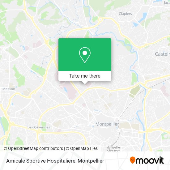 Amicale Sportive Hospitaliere map