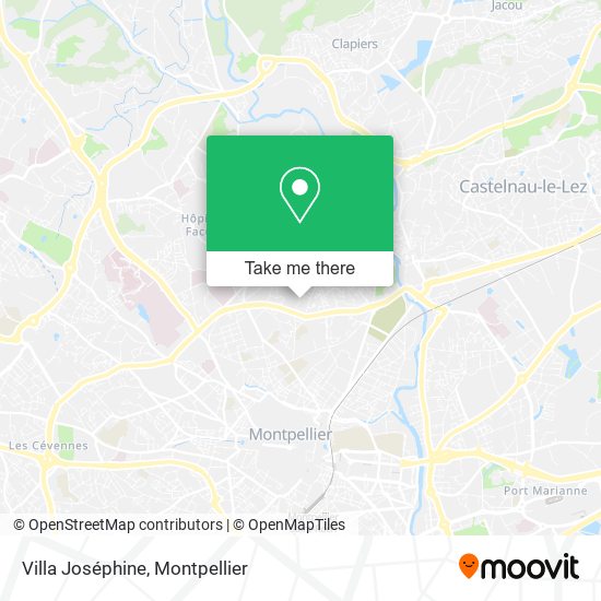 Villa Joséphine map