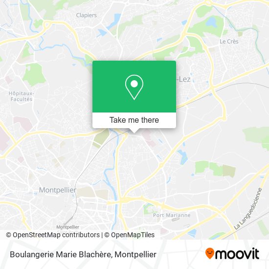 Boulangerie Marie Blachère map