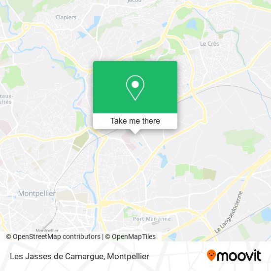 Les Jasses de Camargue map