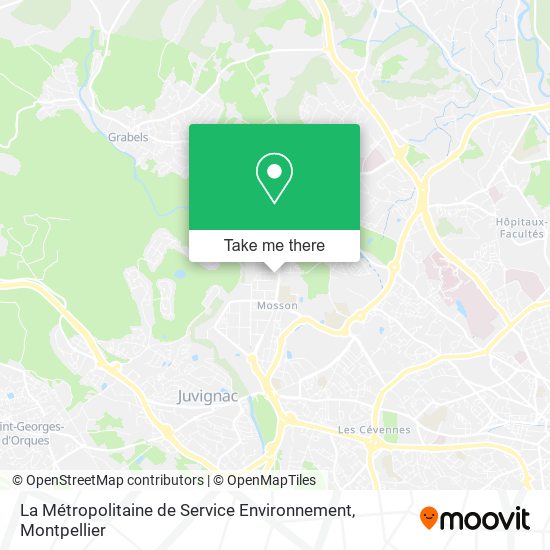 La Métropolitaine de Service Environnement map
