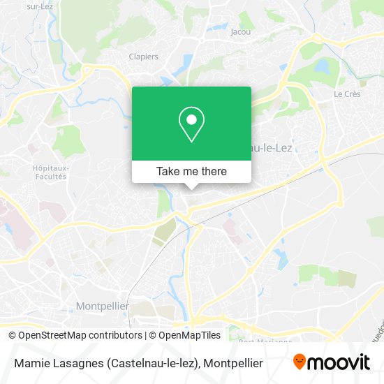 Mamie Lasagnes (Castelnau-le-lez) map
