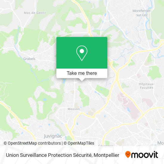 Union Surveillance Protection Sécurité map