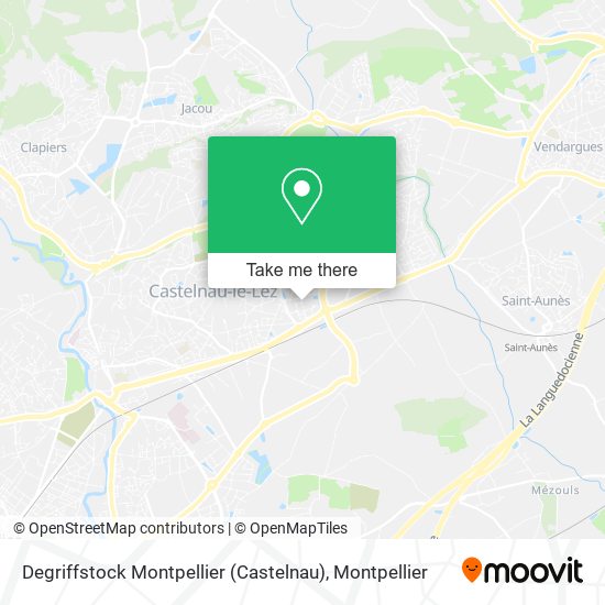 Degriffstock Montpellier (Castelnau) map