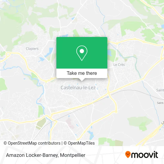 Amazon Locker-Barney map
