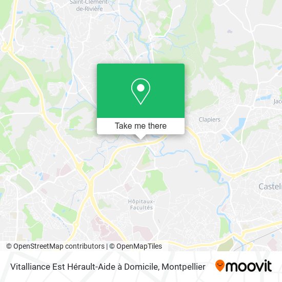 Vitalliance Est Hérault-Aide à Domicile map