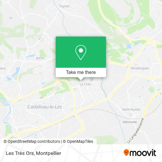Les Très Ors map