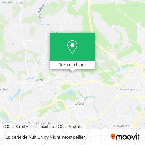 Épicerie de Nuit Enjoy Night map