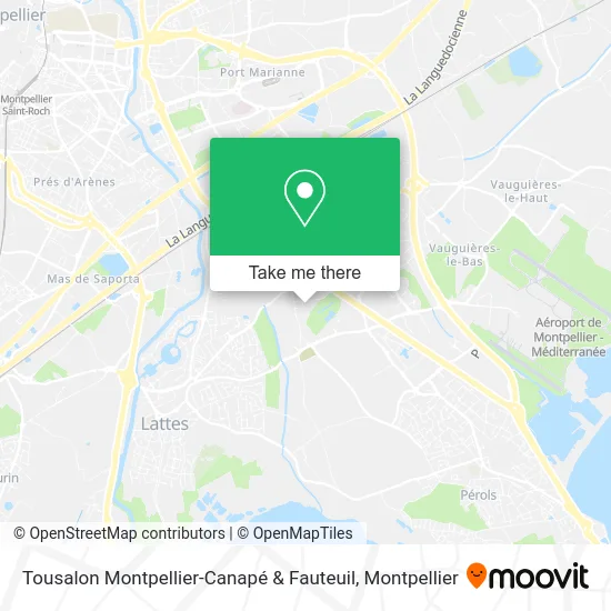 Tousalon Montpellier-Canapé & Fauteuil map