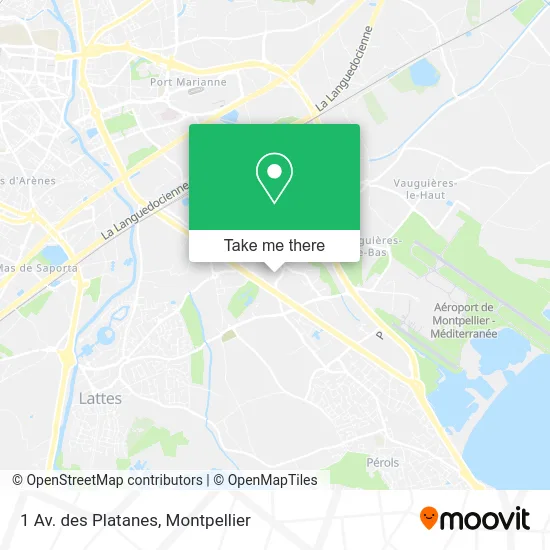 1 Av. des Platanes map
