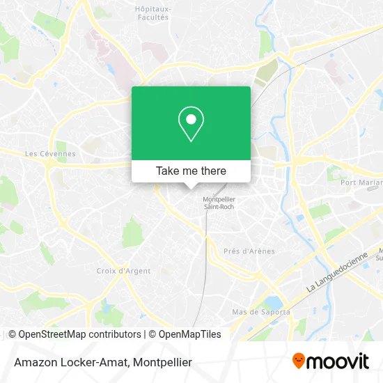 Amazon Locker-Amat map