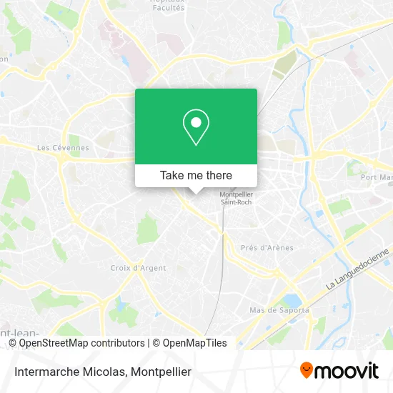 Intermarche Micolas map