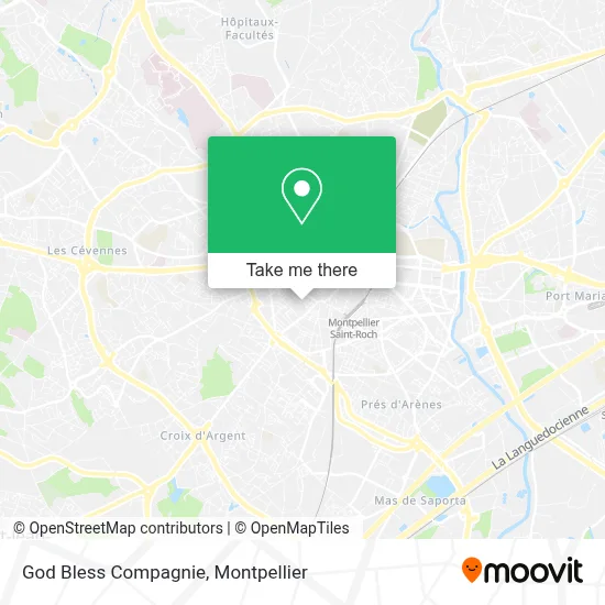 God Bless Compagnie map