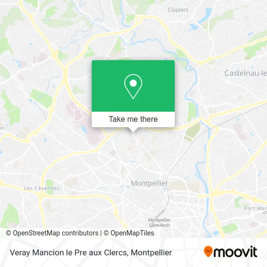 Veray Mancion le Pre aux Clercs map