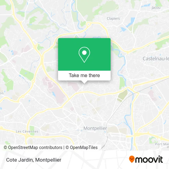 Cote Jardin map