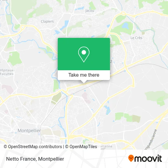 Netto France map