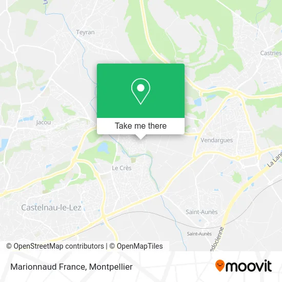 Marionnaud France map