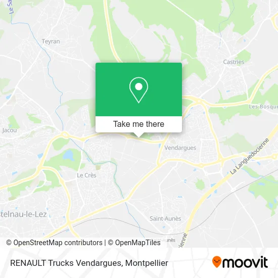 RENAULT Trucks Vendargues map