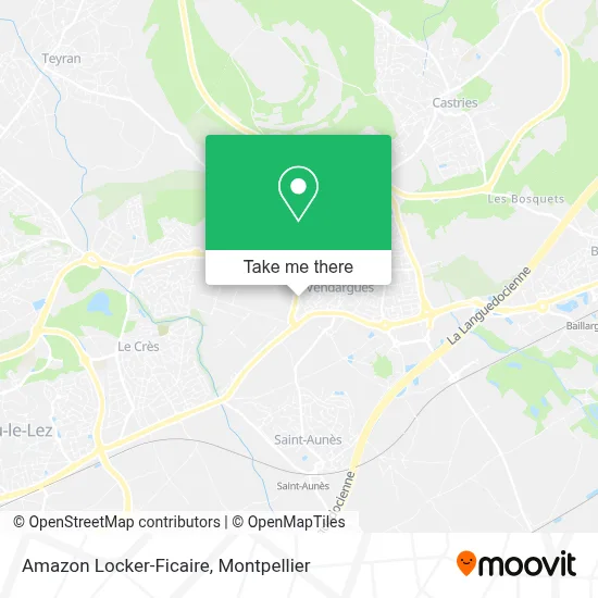 Amazon Locker-Ficaire map