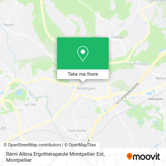 Rémi Altina Ergothérapeute Montpellier Est map
