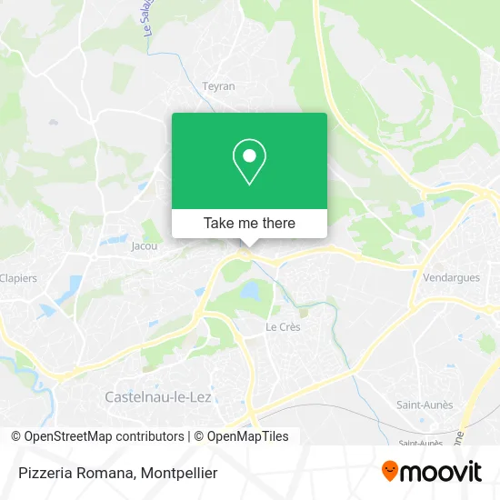Pizzeria Romana map