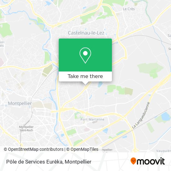 Mapa Pôle de Services Eurêka