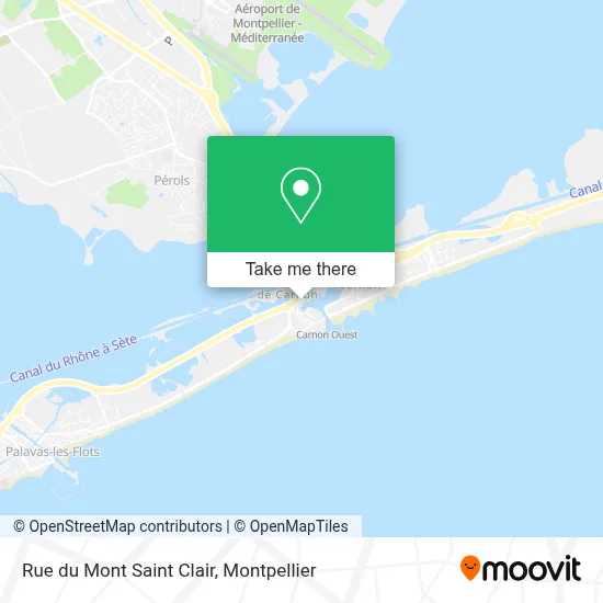 Rue du Mont Saint Clair map