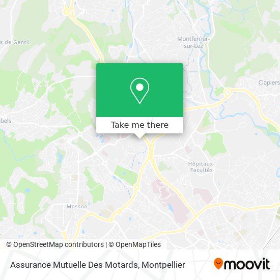 Assurance Mutuelle Des Motards map