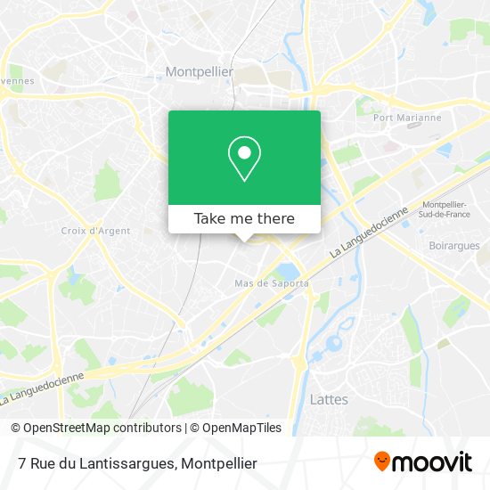 7 Rue du Lantissargues map