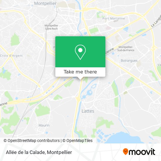 Allée de la Calade map