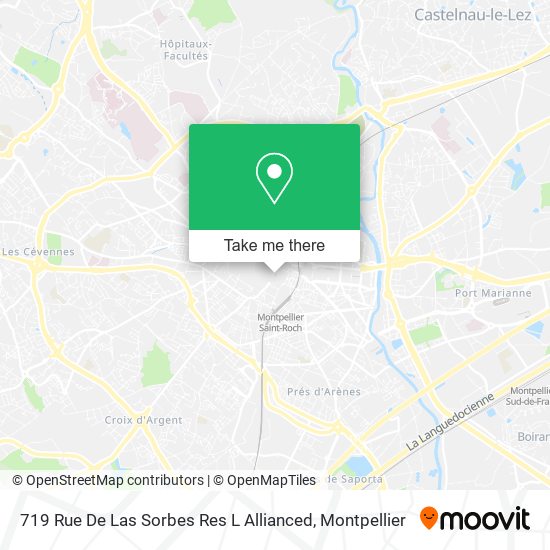 719 Rue De Las Sorbes Res L Allianced map