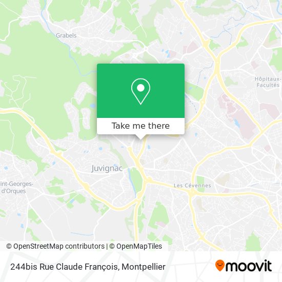 244bis Rue Claude François map