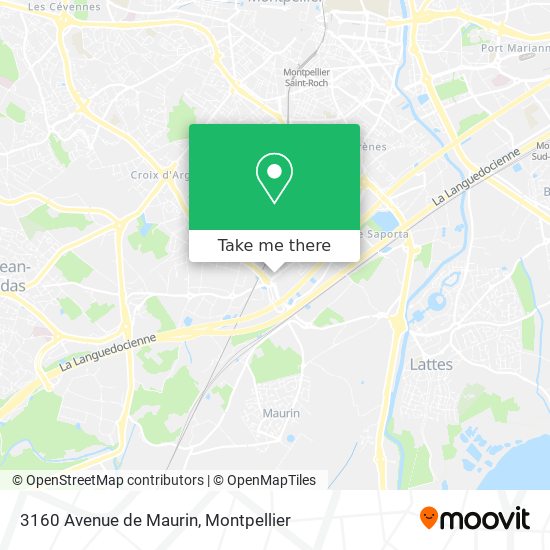3160 Avenue de Maurin map