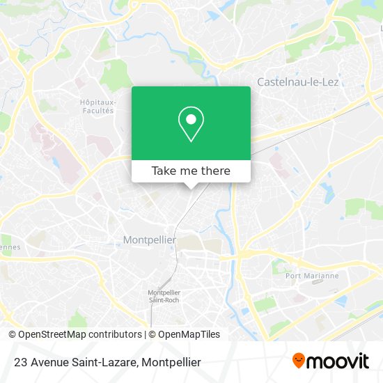 Mapa 23 Avenue Saint-Lazare