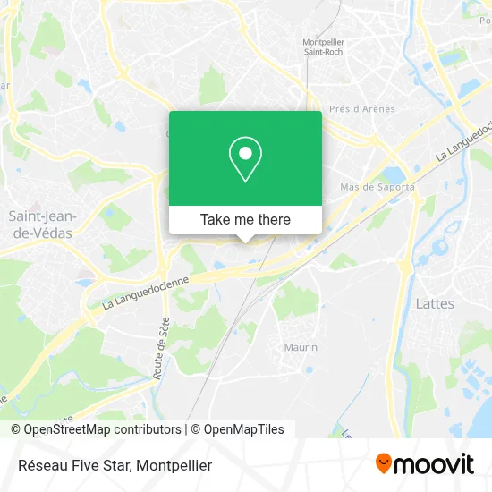 Réseau Five Star map