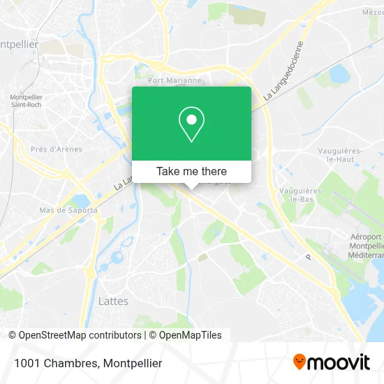 1001 Chambres map