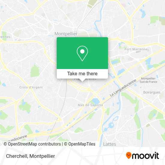 Cherchell map