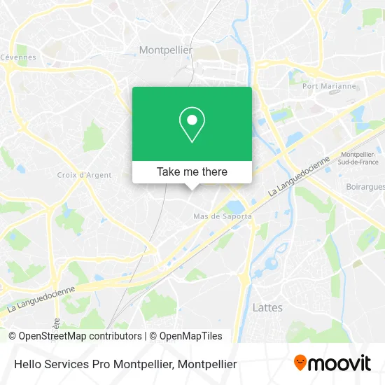 Hello Services  Pro Montpellier map