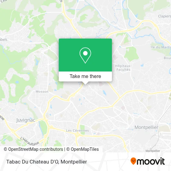 Tabac Du Chateau D'O map