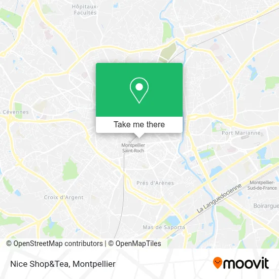 Nice Shop&Tea map